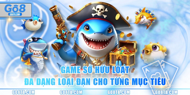 Game sở hữu loạt đa dạng loại đạn cho từng mục tiêu